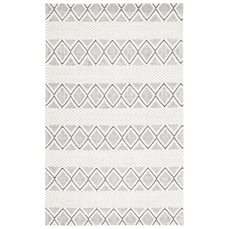 Safavieh 8 x 10 ft. Marbella Contemporary Rectangle Area Rug Ivory & Black MRB320A-8